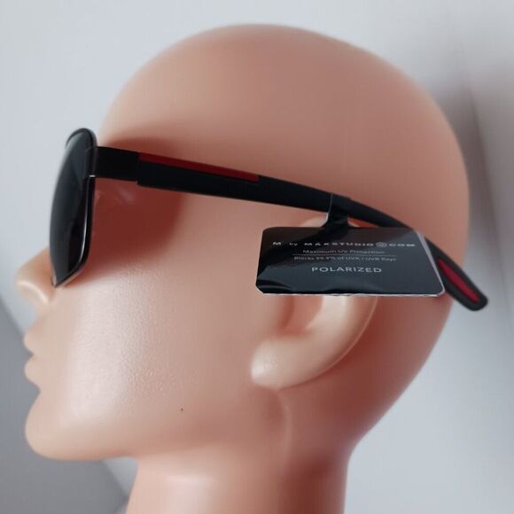 Max Studio Men Polarized Aviator Sunglasses - Picture 2 of 8